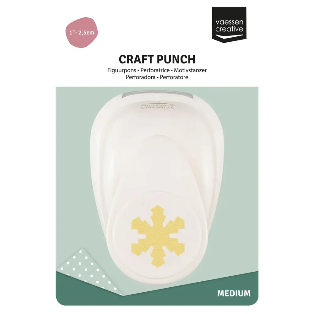 Vaessen Creative Figuurpons Medium Sneeuwvlok Frosty (21435-103)