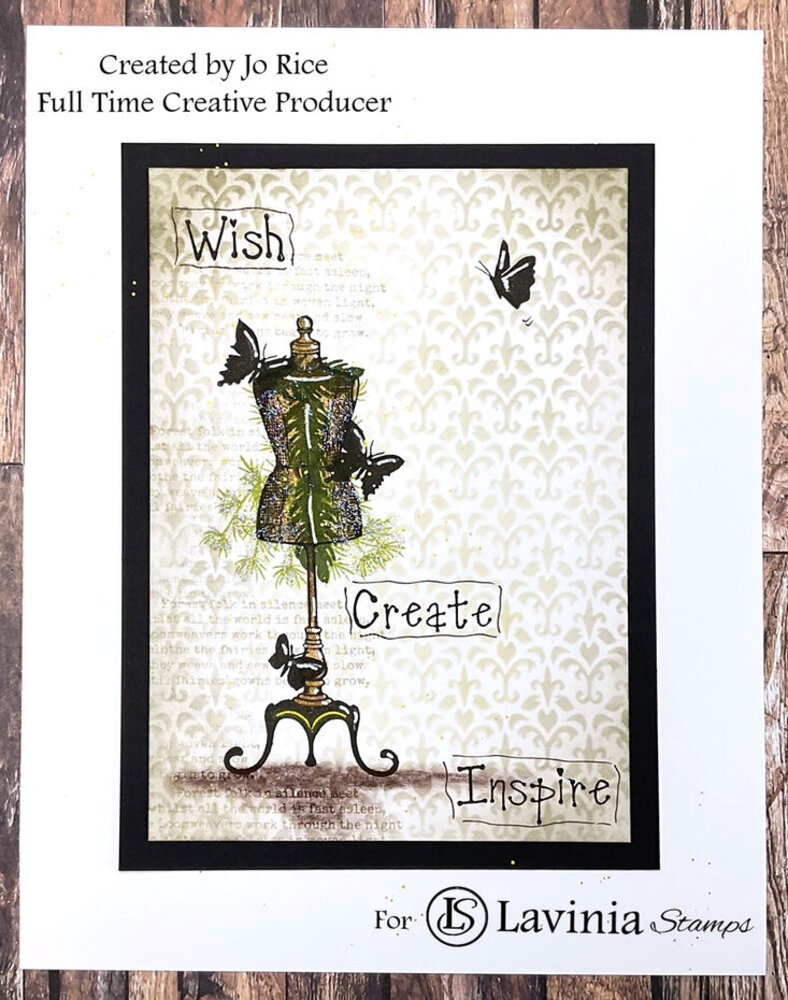 Lavinia Stamps Masking Stencil Baroque Flower (ST048) Lavinia Stamps Masking Stencil Baroque Flower (ST048)