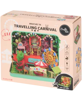 Crafts & Co. DIY Miniature Tin Travelling Carnival (3010093)