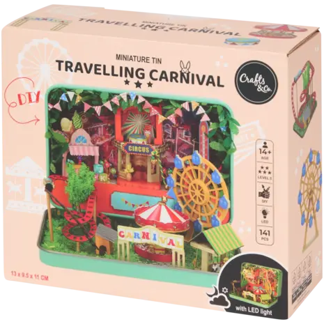 Crafts & Co. DIY Miniature Tin Travelling Carnival (3010093)