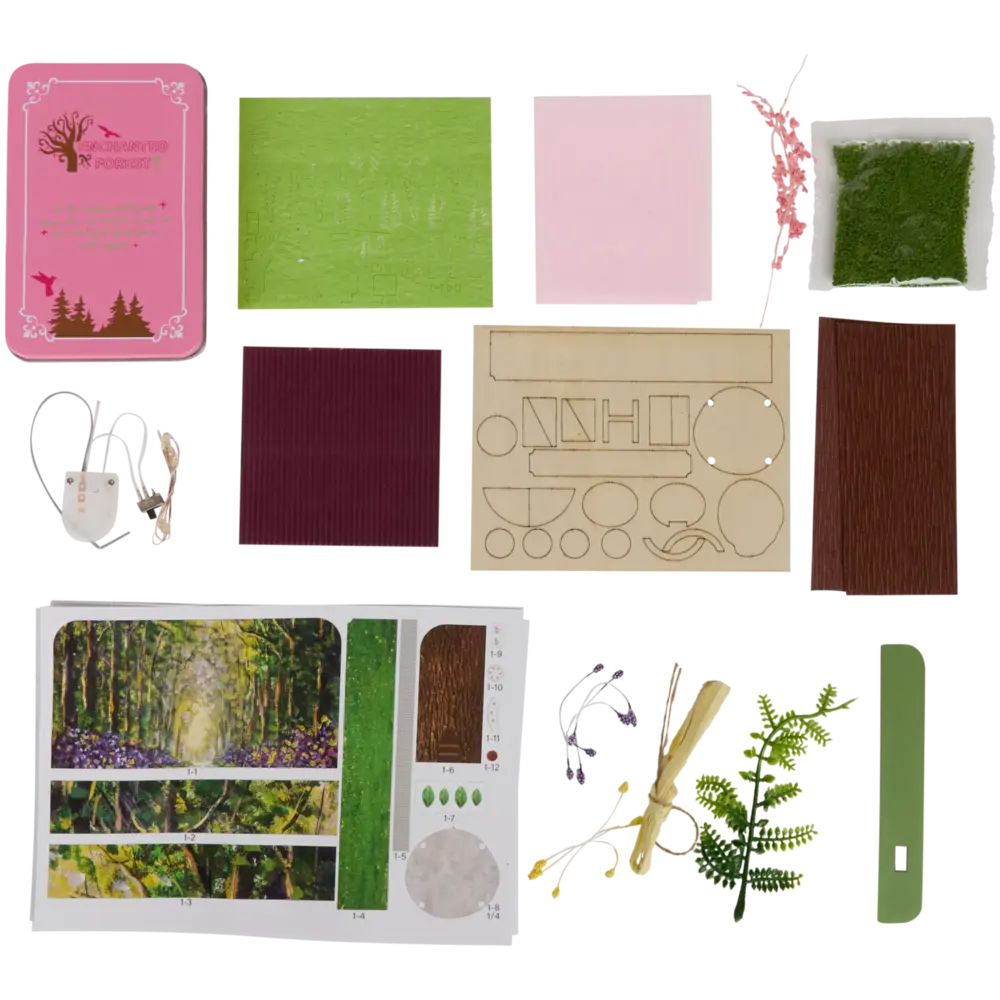 Crafts & Co. DIY Miniature Tin Enchanted Forest (3010093)