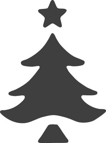 Heyda Motiefpons Klein Kerstboom (203687435)