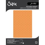 Sizzix 2D Texture Fades A5 Embossing Folder Large Vault Batground by Tim Holtz (667238)