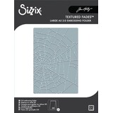 Sizzix 2D Texture Fades A5 Embossing Folder Vault Cobweb by Tim Holtz (667247)
