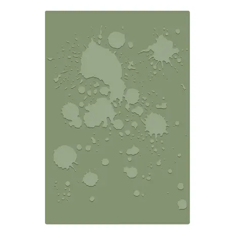 Sizzix 2D Texture Fades A5 Embossing Folder Vault Ink Splats by Tim Holtz (667246) Sizzix 2D Texture Fades A5 Embossing Folder Vault Ink Splats by Tim Holtz (667246)
