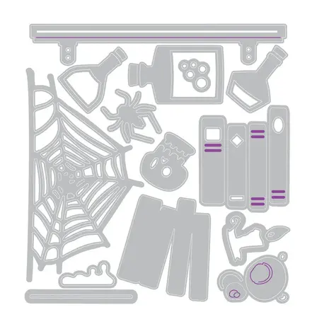 Sizzix 2D Texture Fades with Thinlits Die Vault Side-Order Laboratory (1+14pcs) by Tim Holtz (666911) Sizzix 2D Texture Fades with Thinlits Die Vault Side-Order Laboratory (1+14pcs) by Tim Holtz (666911)