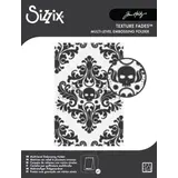 Sizzix Multi-Level Texture Fades A6 Embossing Folder Vault Skull by Tim Holtz (666912)