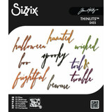 Sizzix Thinlits Die Classic Halloween Handwriting (10pcs) by Tim Holtz (660958)