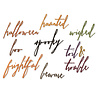 Sizzix Thinlits Die Classic Halloween Handwriting (10pcs) by Tim Holtz (660958) Sizzix Thinlits Die Classic Halloween Handwriting (10pcs) by Tim Holtz (660958)