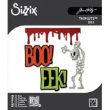 Sizzix Thinlits Die Vault Frights + Bones (10pcs) by Tim Holtz (667237)