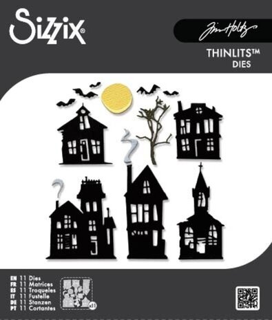 Sizzix Thinlits Die Vault Ghost Town (11pcs) by Tim Holtz (666915) Sizzix Thinlits Die Vault Ghost Town (11pcs) by Tim Holtz (666915)