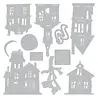 Sizzix Thinlits Die Vault Ghost Town (11pcs) by Tim Holtz (666915) Sizzix Thinlits Die Vault Ghost Town (11pcs) by Tim Holtz (666915)