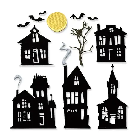 Sizzix Thinlits Die Vault Ghost Town (11pcs) by Tim Holtz (666915) Sizzix Thinlits Die Vault Ghost Town (11pcs) by Tim Holtz (666915)