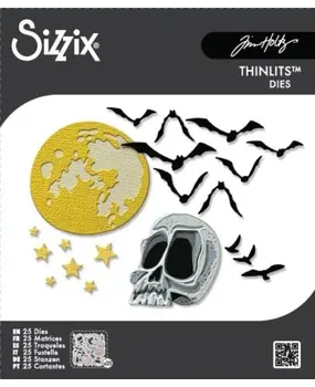 Sizzix Thinlits Die Vault Moonlight Scare (25pcs) by Tim Holtz (667235) Sizzix Thinlits Die Vault Moonlight Scare (25pcs) by Tim Holtz (667235)