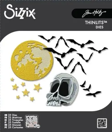 Sizzix Thinlits Die Vault Moonlight Scare (25pcs) by Tim Holtz (667235) Sizzix Thinlits Die Vault Moonlight Scare (25pcs) by Tim Holtz (667235)