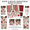 Carta Bella Have A Beary Christmas 12x12 Inch Mega Bundle (CBBC518050)