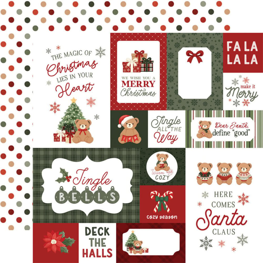 Carta Bella Have A Beary Christmas 12x12 Inch Collection Kit (CBBC518016) Carta Bella Have A Beary Christmas 12x12 Inch Collection Kit (CBBC518016)