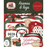 Carta Bella Have A Beary Christmas Ephemera Frames & Tags (CBBC518025)