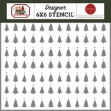 Carta Bella Have A Beary Christmas Stencil Trim The Trees (CBBC518033)