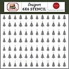 Carta Bella Have A Beary Christmas Stencil Trim The Trees (CBBC518033) Carta Bella Have A Beary Christmas Stencil Trim The Trees (CBBC518033)