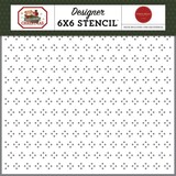 Carta Bella Have A Beary Christmas Stencil Dashing Dots (CBBC518034)