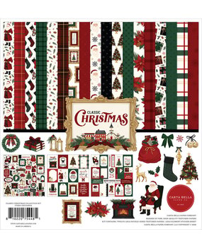 Carta Bella Classic Christmas 12x12 Inch Collection Kit (CBCC519016)