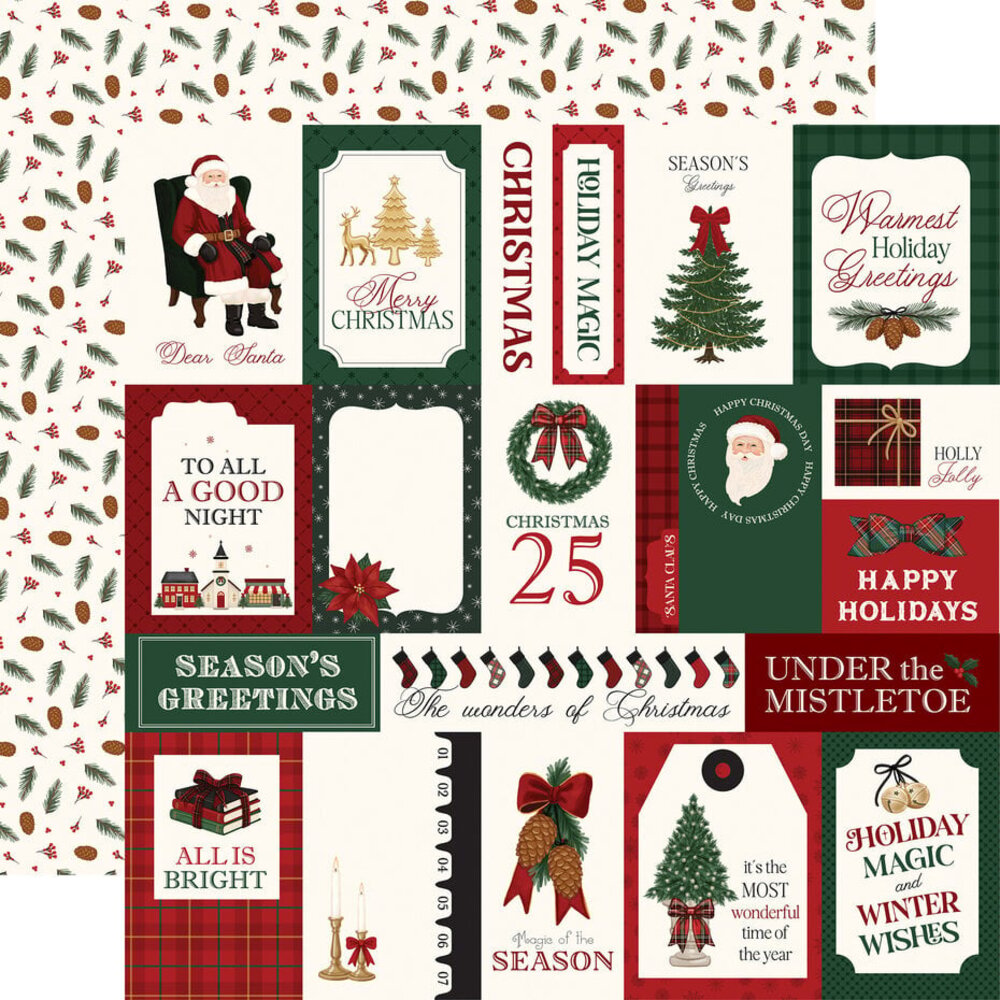 Carta Bella Classic Christmas 12x12 Inch Collection Kit (CBCC519016) Carta Bella Classic Christmas 12x12 Inch Collection Kit (CBCC519016)