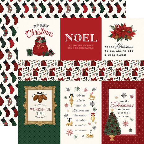 Carta Bella Classic Christmas 12x12 Inch Collection Kit (CBCC519016) Carta Bella Classic Christmas 12x12 Inch Collection Kit (CBCC519016)