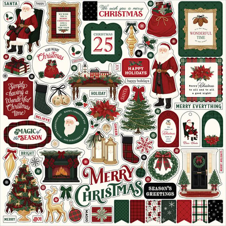Carta Bella Classic Christmas 12x12 Inch Collection Kit (CBCC519016) Carta Bella Classic Christmas 12x12 Inch Collection Kit (CBCC519016)