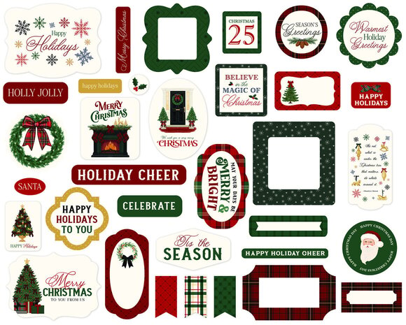 Carta Bella Classic Christmas Ephemera (CBCC519024) Carta Bella Classic Christmas Ephemera (CBCC519024)