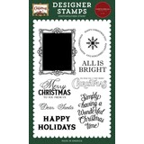 Carta Bella Classic Christmas Clear Stamps Vintage Frame (CBCC519042)