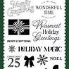 Carta Bella Classic Christmas Clear Stamps Warmest Holiday Greetings (CBCC519043) Carta Bella Classic Christmas Clear Stamps Warmest Holiday Greetings (CBCC519043)