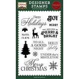 Carta Bella Classic Christmas Clear Stamps Christmas Sentiments (CBCC519044)