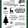 Carta Bella Classic Christmas Clear Stamps Christmas Sentiments (CBCC519044) Carta Bella Classic Christmas Clear Stamps Christmas Sentiments (CBCC519044)