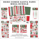 Echo Park Here Comes Santa Paws 12x12 Inch Mega Bundle (HCSP517050)