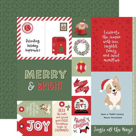 Echo Park Here Comes Santa Paws 12x12 Inch Collection Kit (HCSP517016) Echo Park Here Comes Santa Paws 12x12 Inch Collection Kit (HCSP517016)