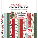 Echo Park Here Comes Santa Paws 6x6 Inch Paper Pad (HCSP517023)