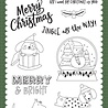 Echo Park Here Comes Santa Paws Clear Stamps Puppy Present (HCSP517043) Echo Park Here Comes Santa Paws Clear Stamps Puppy Present (HCSP517043)