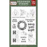 Echo Park Here Comes Santa Paws Clear Stamps Merry Little Christmas (HCSP517044)