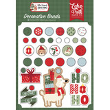 Echo Park Here Comes Santa Paws Decorative Brads (HCSP517020)