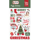 Echo Park Here Comes Santa Paws Puffy Stickers (HCSP517066)