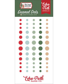 Echo Park Here Comes Santa Paws Enamel Dots (HCSP517028)