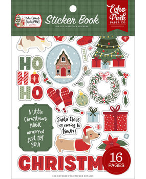 Echo Park Here Comes Santa Paws Sticker Book (HCSP517029)