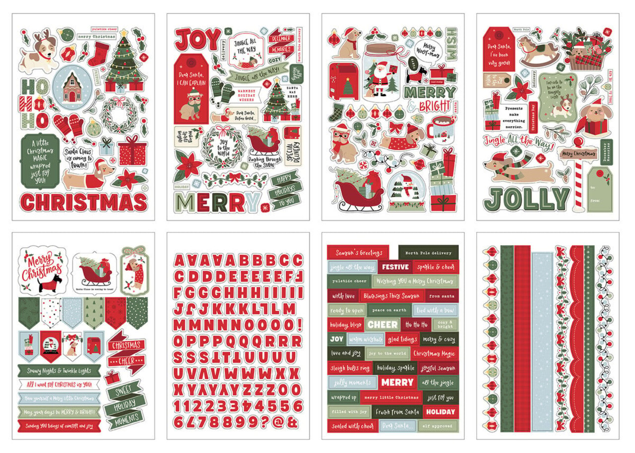 Echo Park Here Comes Santa Paws Sticker Book (HCSP517029) Echo Park Here Comes Santa Paws Sticker Book (HCSP517029)