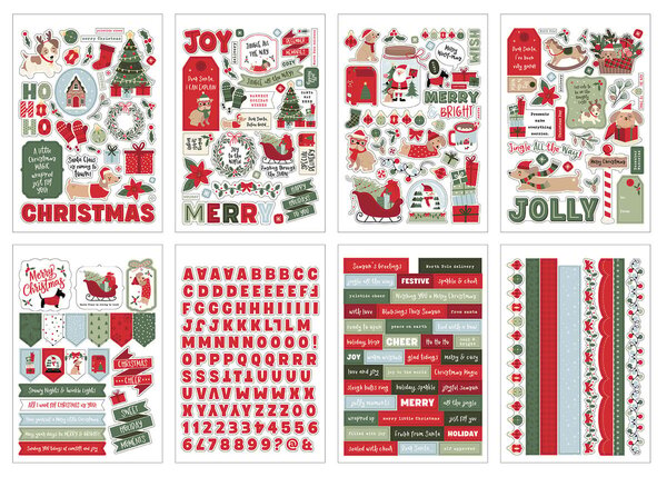 Echo Park Here Comes Santa Paws Sticker Book (HCSP517029) Echo Park Here Comes Santa Paws Sticker Book (HCSP517029)