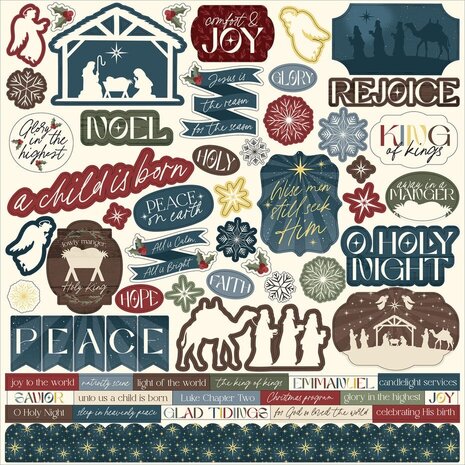 Echo Park Joy To The World 12x12 Inch Collection Kit (JTW521016) Echo Park Joy To The World 12x12 Inch Collection Kit (JTW521016)