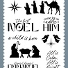 Echo Park Joy To The World Clear Stamps Rejoice Rejoice (JTW521040)