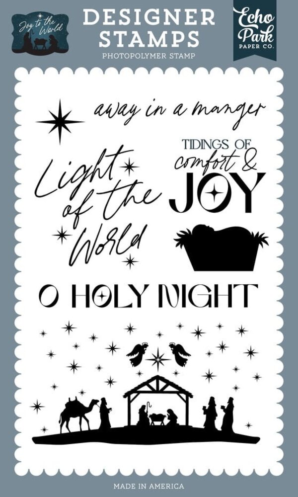 Echo Park Joy To The World Clear Stamps Light Of The World (JTW521041)