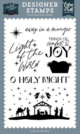 Echo Park Joy To The World Clear Stamps Light Of The World (JTW521041)