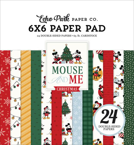 Echo Park Mouse And Me Christmas 6x6 Inch Paper Pad (MMC520023) Echo Park Mouse And Me Christmas 6x6 Inch Paper Pad (MMC520023)
